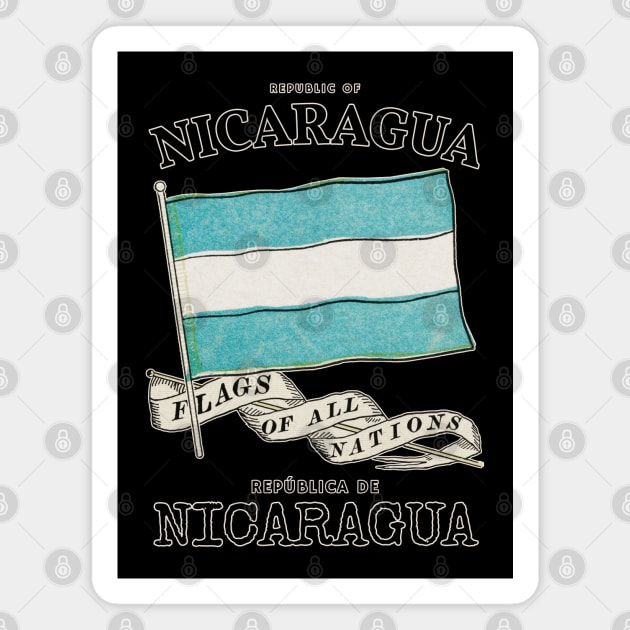 Classic Flag of Nicaragua Magnet by KewaleeTee